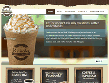 Tablet Screenshot of kahalacoffeetraders.com